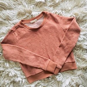 Forever 21 Cropped Long Sleeve Sweater